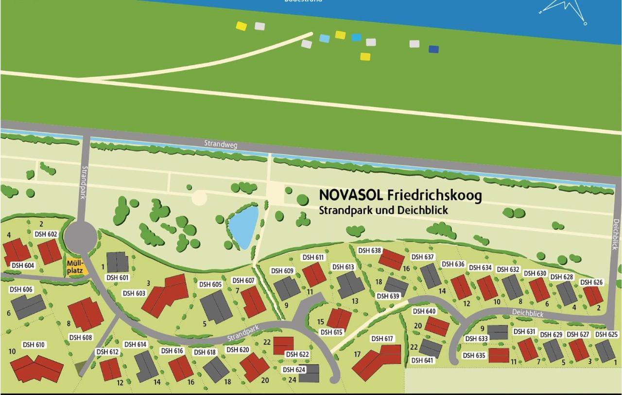 Friedrichskoog-Deichblick 5 Villa Екстериор снимка